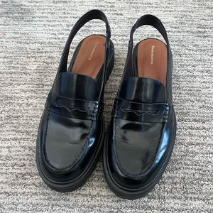 Reformation slingback loafers